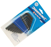 Silverline Imperial Hex Allen Key Expert Set Allan Alan Alen 10 Piece 1/16"-3/8"