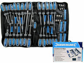 Silverline 100PC Screwdriver Set Tool Bit Kit Philips Flat Head Torx Pozi Offset