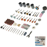 Silverline 216pc Rotary Accessory Grinding Polishing Cutting Bit Kit Set Dremel