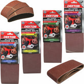 Dekton Sanding Belts 40 60 80 120 Grit Paint Removal Belt Sander 100mm x 610mm