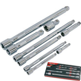 Neilsen 9pc Long Reach Mixed Drive Socket Extension Bar Set 1/4" 3/8" 1/2"