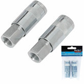 BlueSpot 2pc Air Line Fittings Hose Compressor Tool Connector 1/4" BSP Female