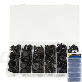 Bluespot 72pc Push Pin Rivet Car Trim Bumpers Panel Fasteners Interior Clips