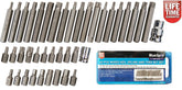 Bluespot 40 Pc Torx Star Spline Hex Socket Bit Set 3/8 & 1/2in Drive 01517