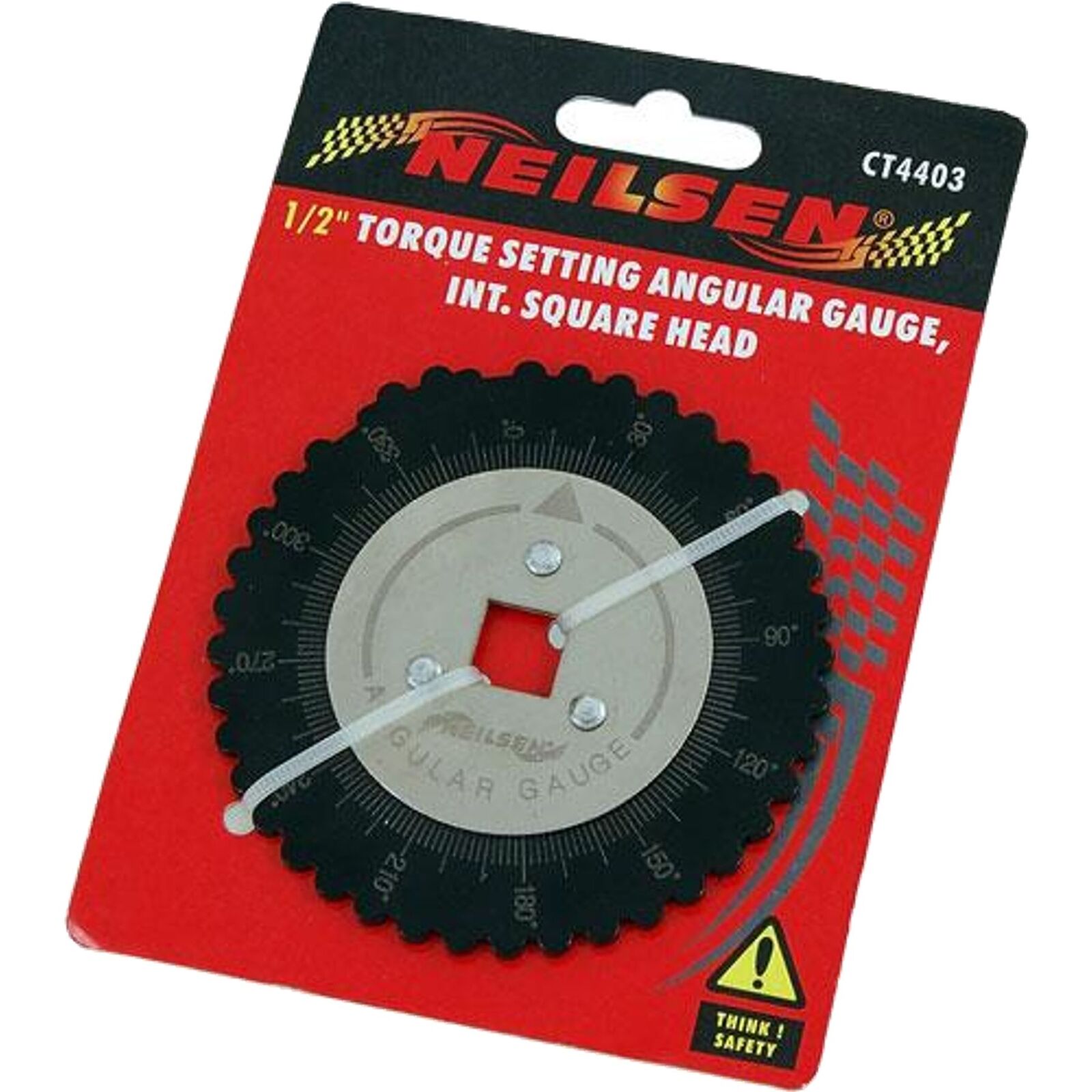 Neilsen Torque Setting Angular Gauge Square Head Scale 90 mm  0-360 Degree Neilsen Torque Setting Angular Gauge Square Head Scale 90 mm  0-360 Degree