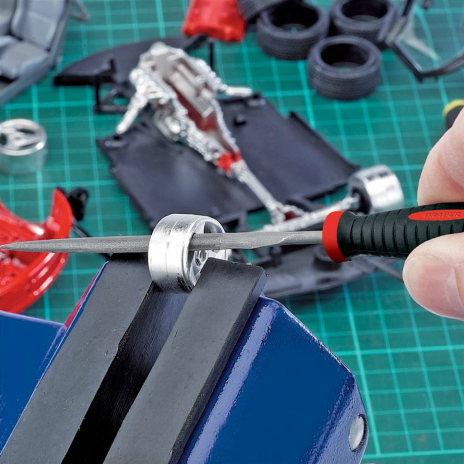 Draper Engineers Hand Needle File Tool Set with Black Canvas Carrying Case 16 Pc Draper Engineers Hand Needle File Tool Set with Black Canvas Carrying Case 16 Pc