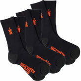 Scruffs 3 Pairs Mens Worker Work Boot Socks Cushioned Lining Reinforced Heel Toe
