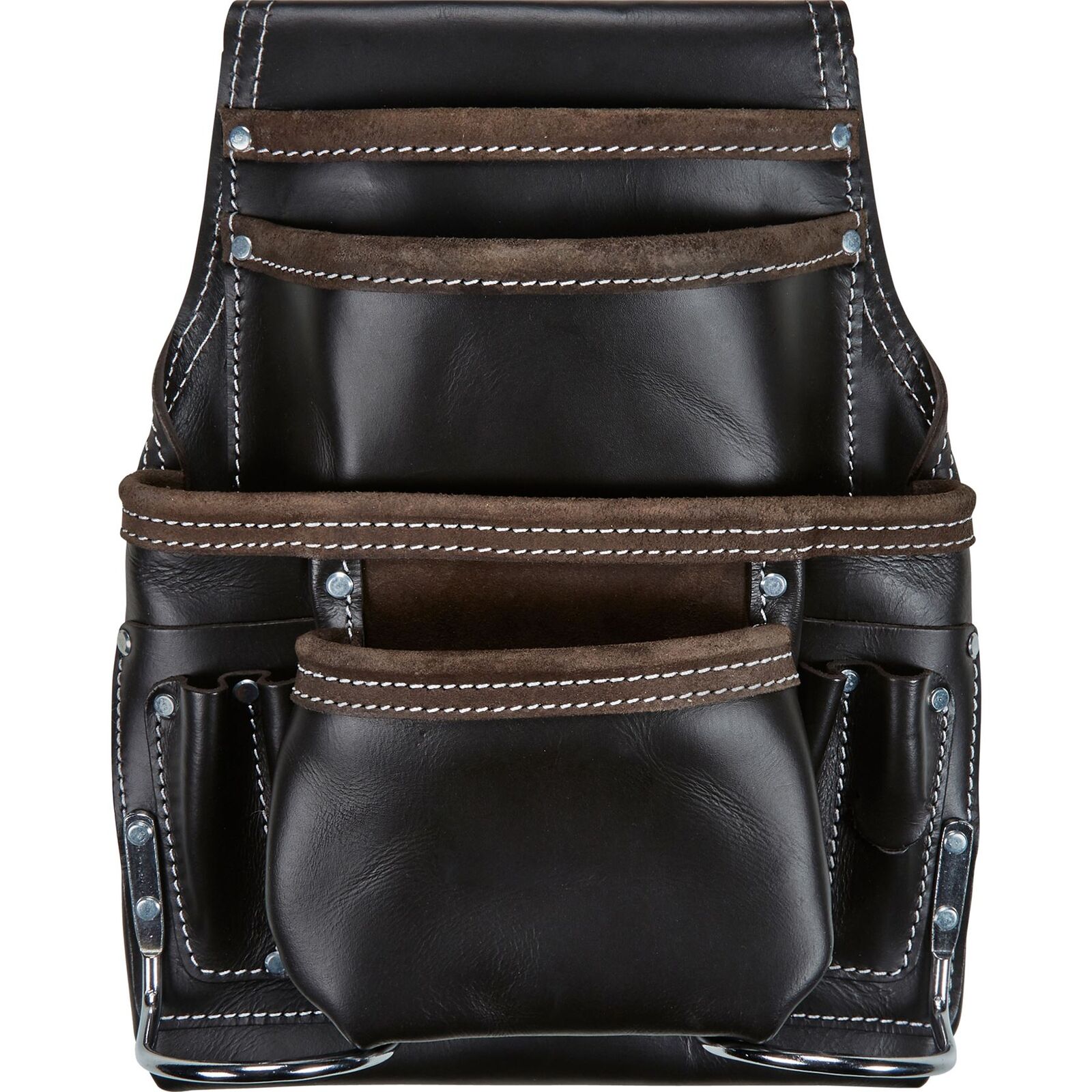 Bluespot Oil Tanned Leather Single Tool Nail Screw Pouch Rigger Bag Bluespot Oil Tanned Leather Single Tool Nail Screw Pouch Rigger Bag