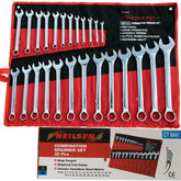 Neilsen 25pc Fully Polished Metric Combination Spanner Wrench Set 6mm - 32mm