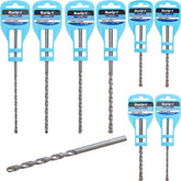 BlueSpot Masonry Hammer Drill Bits Stone Brick Concrete 5.5, 6, 6.5 0r 7mm