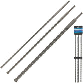 BlueSpot 3pc 600nmm SDS Plus Drill Masonry Brick Stone Bit Set 12 - 24mm
