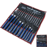 Neilsen 28pc Punch & Chisel Cold Chisels Cente Pin Taper Parallel Set