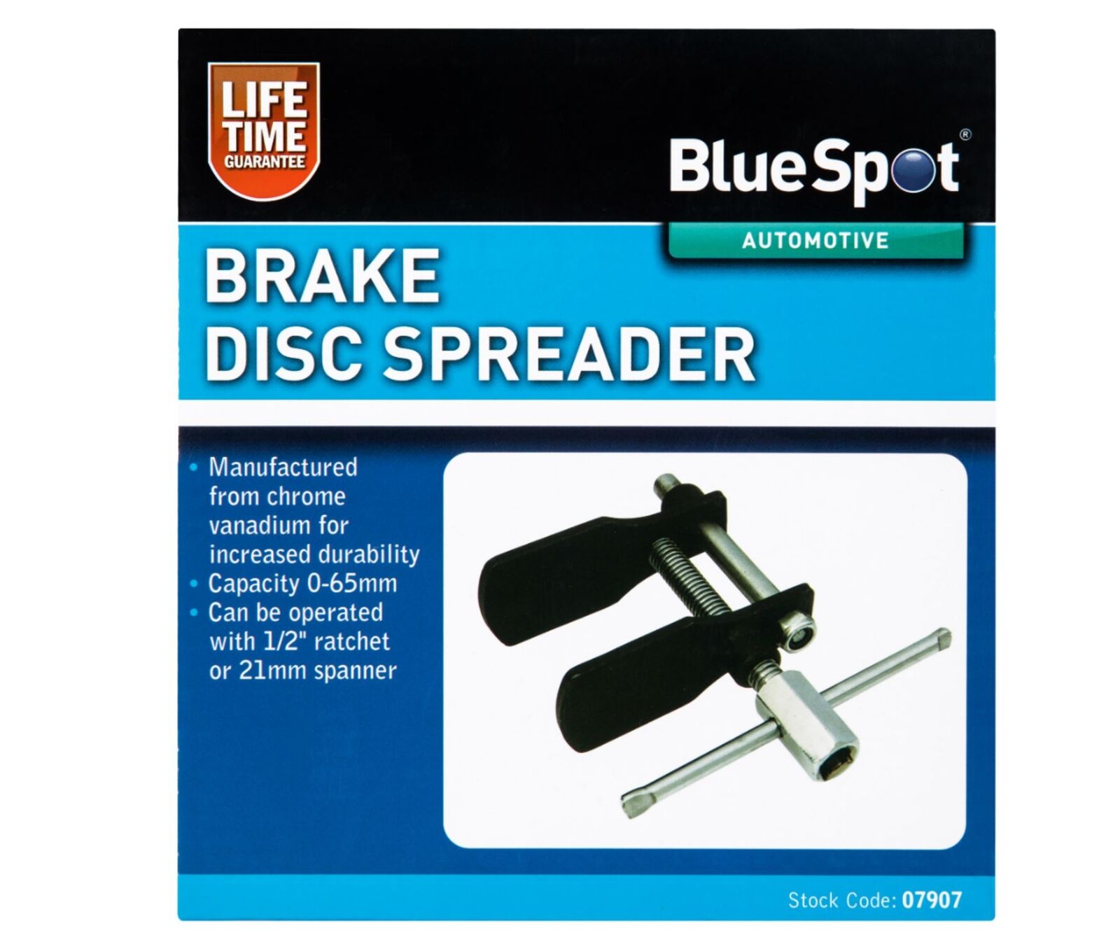 Bluespot Professional Brake Disc Piston Pad Spreader Separator Car Caliper Tool Bluespot Professional Brake Disc Piston Pad Spreader Separator Car Caliper Tool