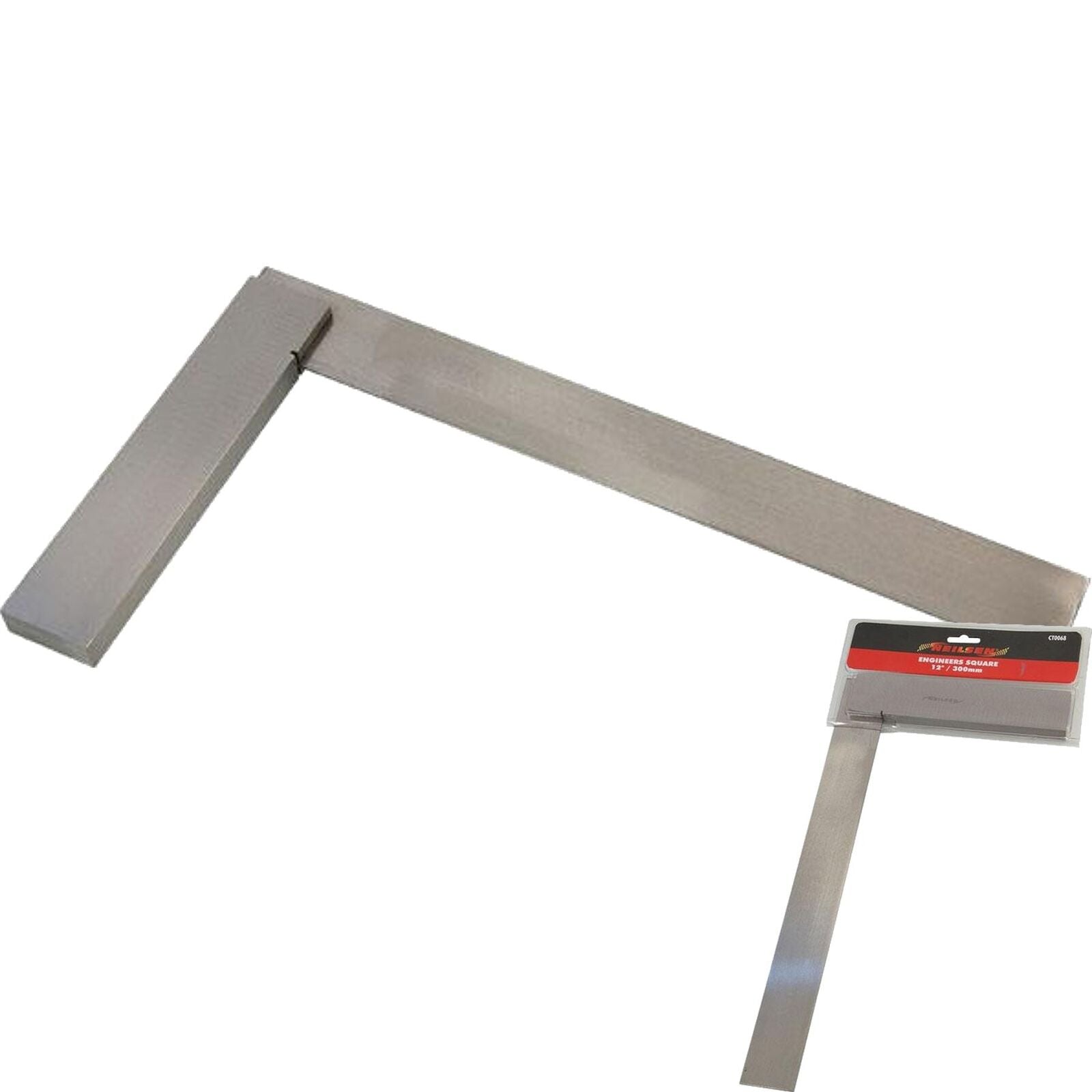 Neilsen Engineers Right Angle Polished Try Steel Machinist Square 12" 300mm Neilsen Engineers Right Angle Polished Try Steel Machinist Square 12" 300mm
