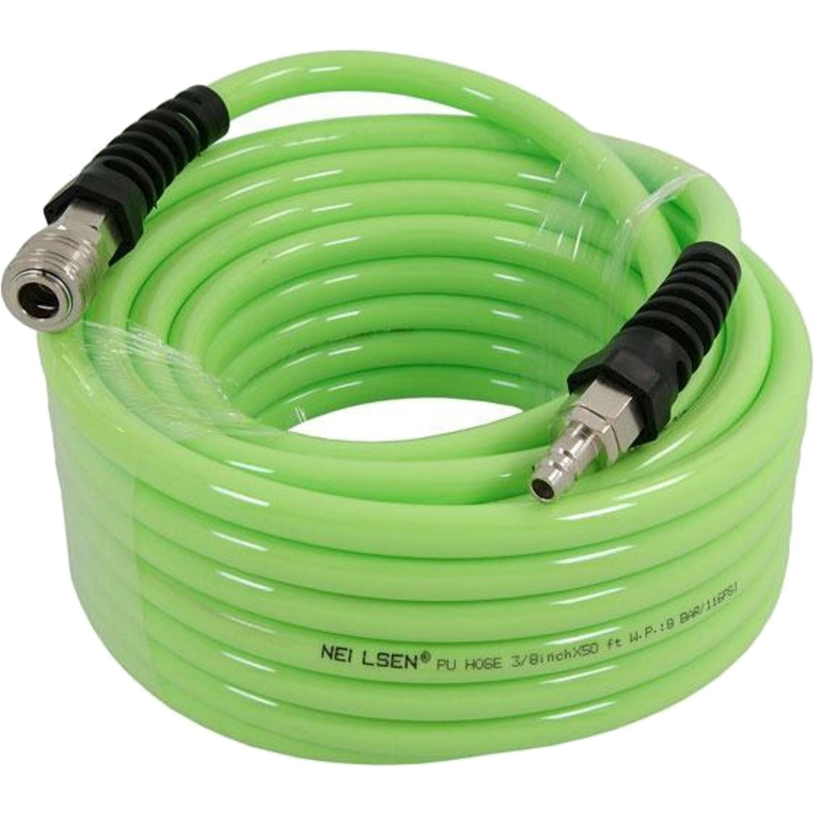 Neilsen Polyurethane Air Hose Line 50ft For Air Compressor 3/8" BSP 116 psi Neilsen Polyurethane Air Hose Line 50ft For Air Compressor 3/8" BSP 116 psi