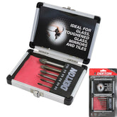 Dekton 6pc Glass & Tile Drill Bit Set Ceramic Mirror Sizes 3 4 5 6 8 & 10mm