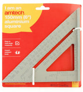 6" 150mm Set Square Aluminium Roofing Rafter Tri-square Mitre Saw Guide