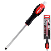 Dekton Screwdriver Hex Flat Bolster Handle Magnetic Tip Soft Grip Screw Driver