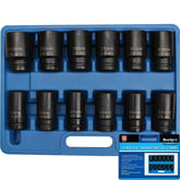 BlueSpot 12pc Impact Metric Deep Socket 24mm - 41mm 6pt Set 3/4" Drive