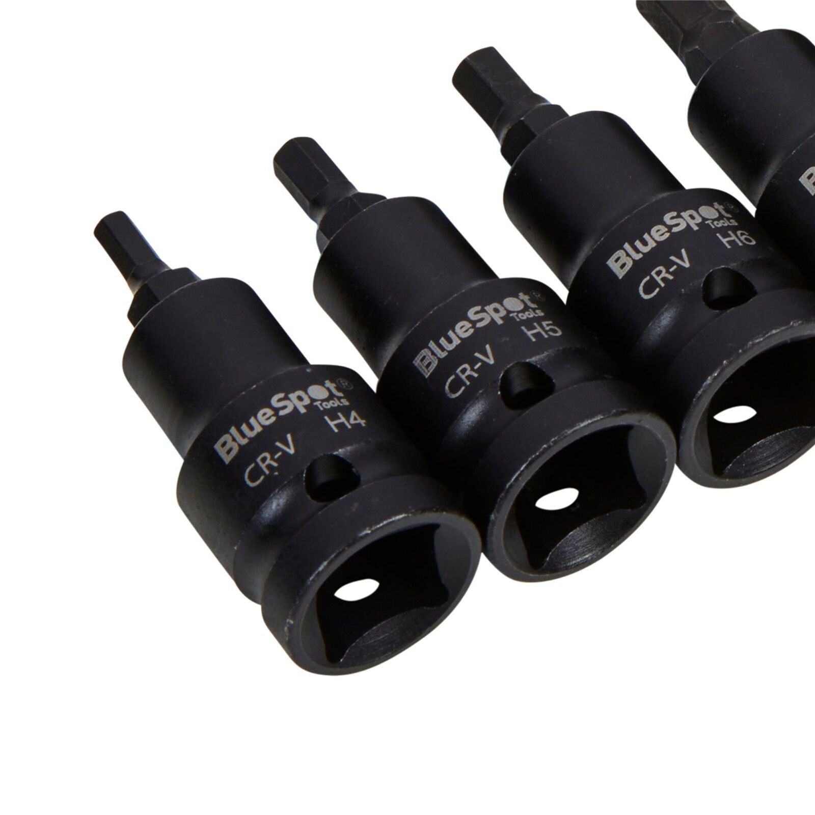 BlueSpot Impact Allen Key Hex 1/2" Drive Bit Socket Set H4 - H19 Bits 10pc BlueSpot Impact Allen Key Hex 1/2" Drive Bit Socket Set H4 - H19 Bits 10pc