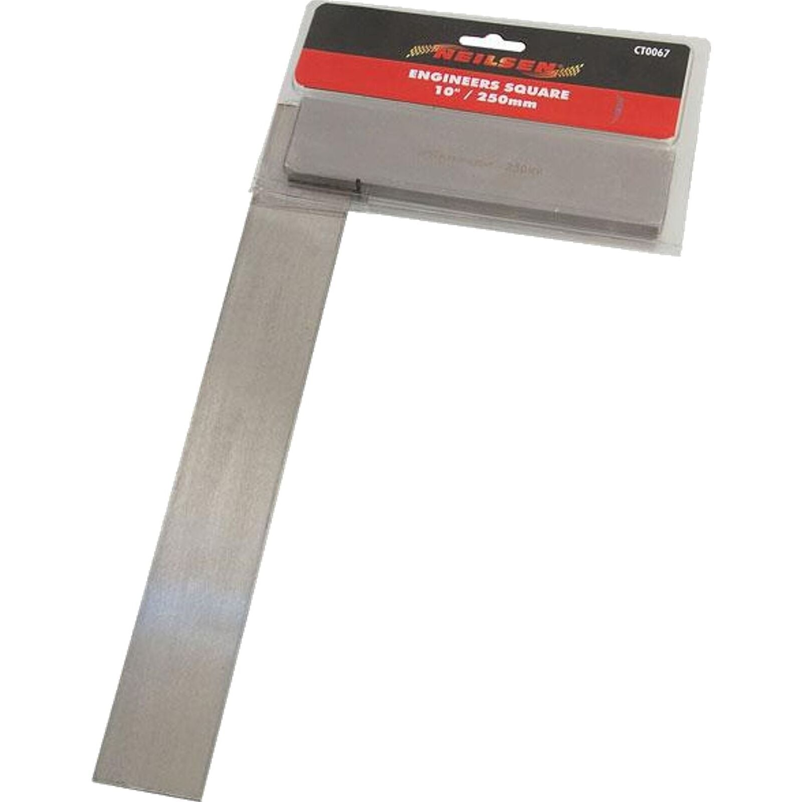 Neilsen Engineers Right Angle Polished Try Steel Machinist Square 10" 250mm Neilsen Engineers Right Angle Polished Try Steel Machinist Square 10" 250mm