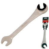 Neilsen 18mm Flare Nut Wrench Ratchet & Standard Open Ended Brake Pipe Spanner