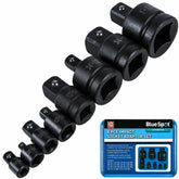 BlueSpot 8pce Impact Socket Converter Reducer Adapter Set 1/2" 1/4" 3/8" 3/4" 1"