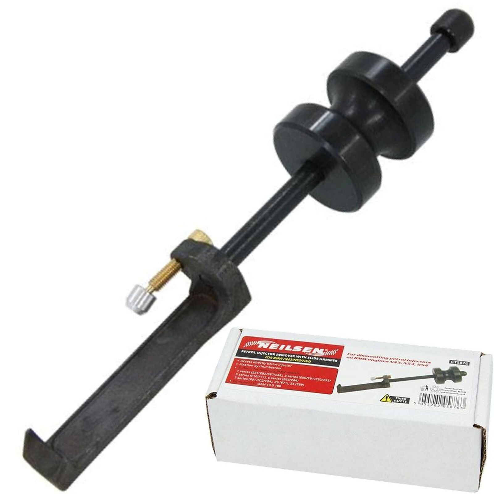 Neilsen Petrol Injector Removal Remover With Slide Hammer For Bmw N43 N53 N54 Neilsen Petrol Injector Removal Remover With Slide Hammer For Bmw N43 N53 N54