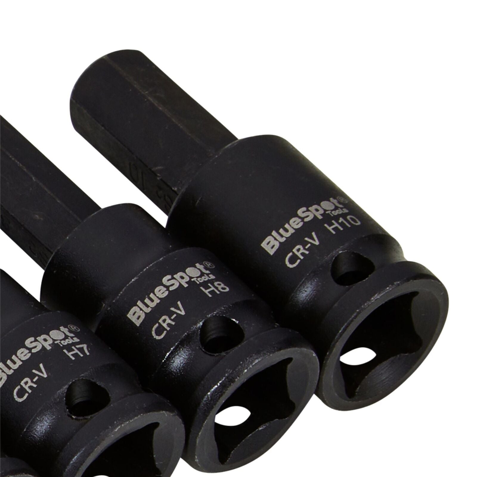 BlueSpot Impact Allen Key Hex 3/8" Drive Bit Socket Set H3 - H10 Bits 7pc BlueSpot Impact Allen Key Hex 3/8" Drive Bit Socket Set H3 - H10 Bits 7pc