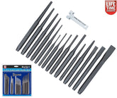 Bluespot Punch & Chisel Set 16 Pc Cold Chisels Cente Pin Taper Parallel 22447