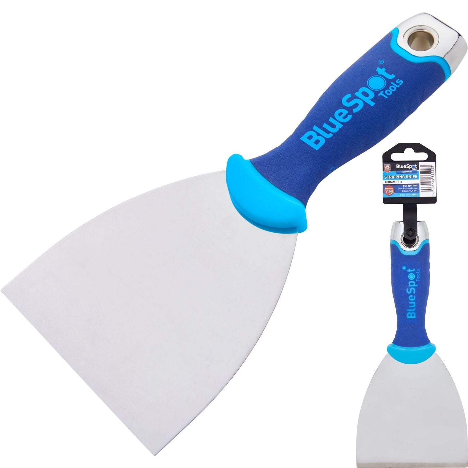BlueSpot Scrapers Paint Stripping Knife Decorators Scraper Stainless Steel 4" BlueSpot Scrapers Paint Stripping Knife Decorators Scraper Stainless Steel 4"