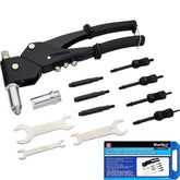 BlueSpot 360 Degree Swivel Head Multi Riveter Rivet Nut Threaded Rivet Studs