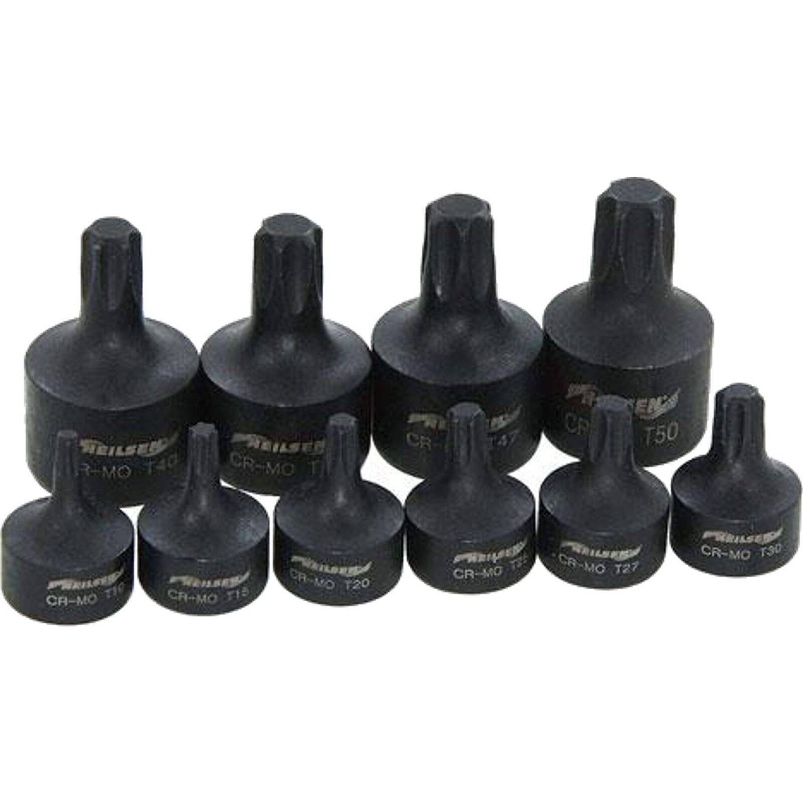 Neilsen Low Profile Stubby Short Impact Star Bit Socket Set T10 - T50 9pc Neilsen Low Profile Stubby Short Impact Star Bit Socket Set T10 - T50 9pc