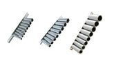 9PC 1/4" 3/8" 1/2" Deep Sockets Metric Square Drive Mechanic Tools 5.5 To 24mm