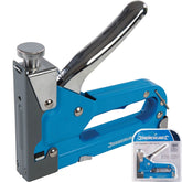 Silverline 3 Way Heavy Duty Staple Gun 300 Staples Adjustable Stapler Upholstery