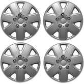 Streetwize Hurricane Car Wheel Trim Set 14" Silver Set Of 4 Hub Caps Covers