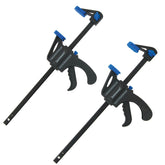 2 x 150mm Ratchet Mini Speed Clamps Woodworking Carpentry Crafts DIY Home
