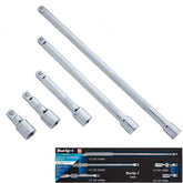 BlueSpot 5pc 1/2" Drive Socket Extension Bar Set 50 75 125 250 & 375mm Long