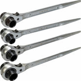 King Dick Ratchet Podger Steel Erecting scaffold Scaffolding Spanner 13mm - 30mm