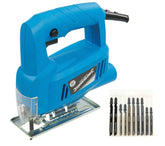 Silverline 350W Electric Jigsaw Cutter / Inc 10 Jig Blades for Wood and Metal