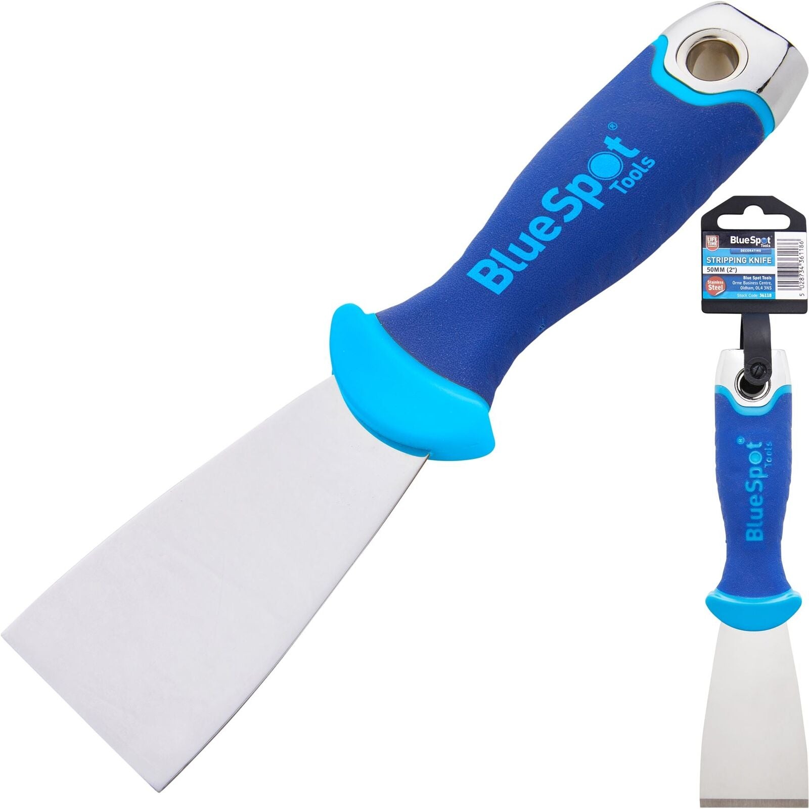 BlueSpot Scrapers Paint Stripping Knife Decorators Scraper Stainless Steel 2" BlueSpot Scrapers Paint Stripping Knife Decorators Scraper Stainless Steel 2"