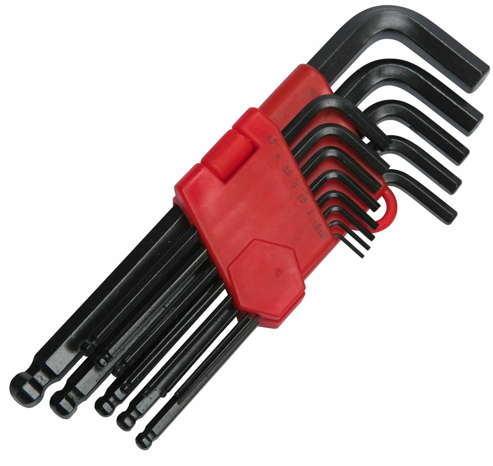 BlueSpot Long Metric Ball Point Hex Allen Key Set Allan Alan 1.27 - 10mm 13 Pc BlueSpot Long Metric Ball Point Hex Allen Key Set Allan Alan 1.27 - 10mm 13 Pc