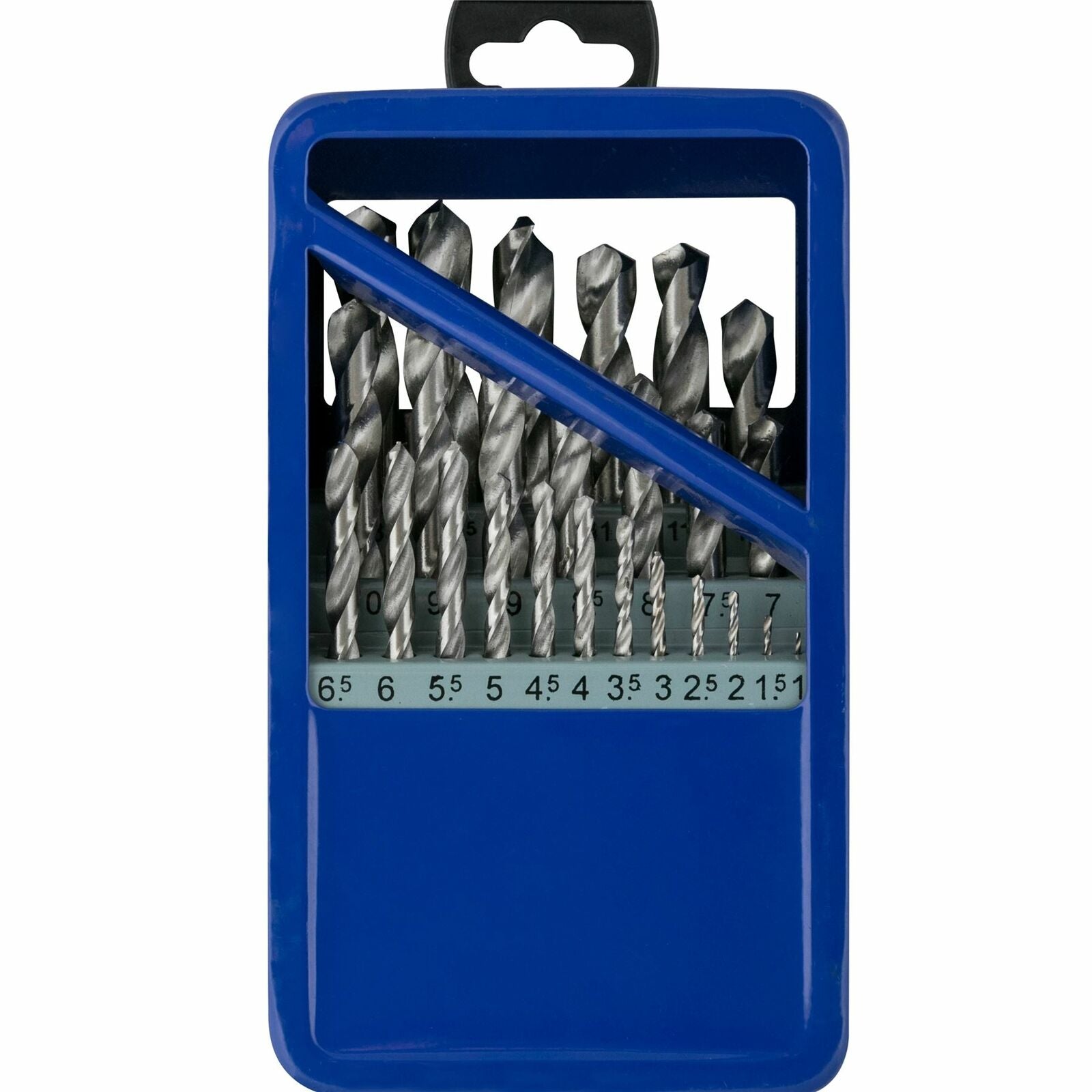 BlueSpot Metal HSS Metric 25pc Drill Bits Set 1mm to 13mm for Steel Metal Wood BlueSpot Metal HSS Metric 25pc Drill Bits Set 1mm to 13mm for Steel Metal Wood
