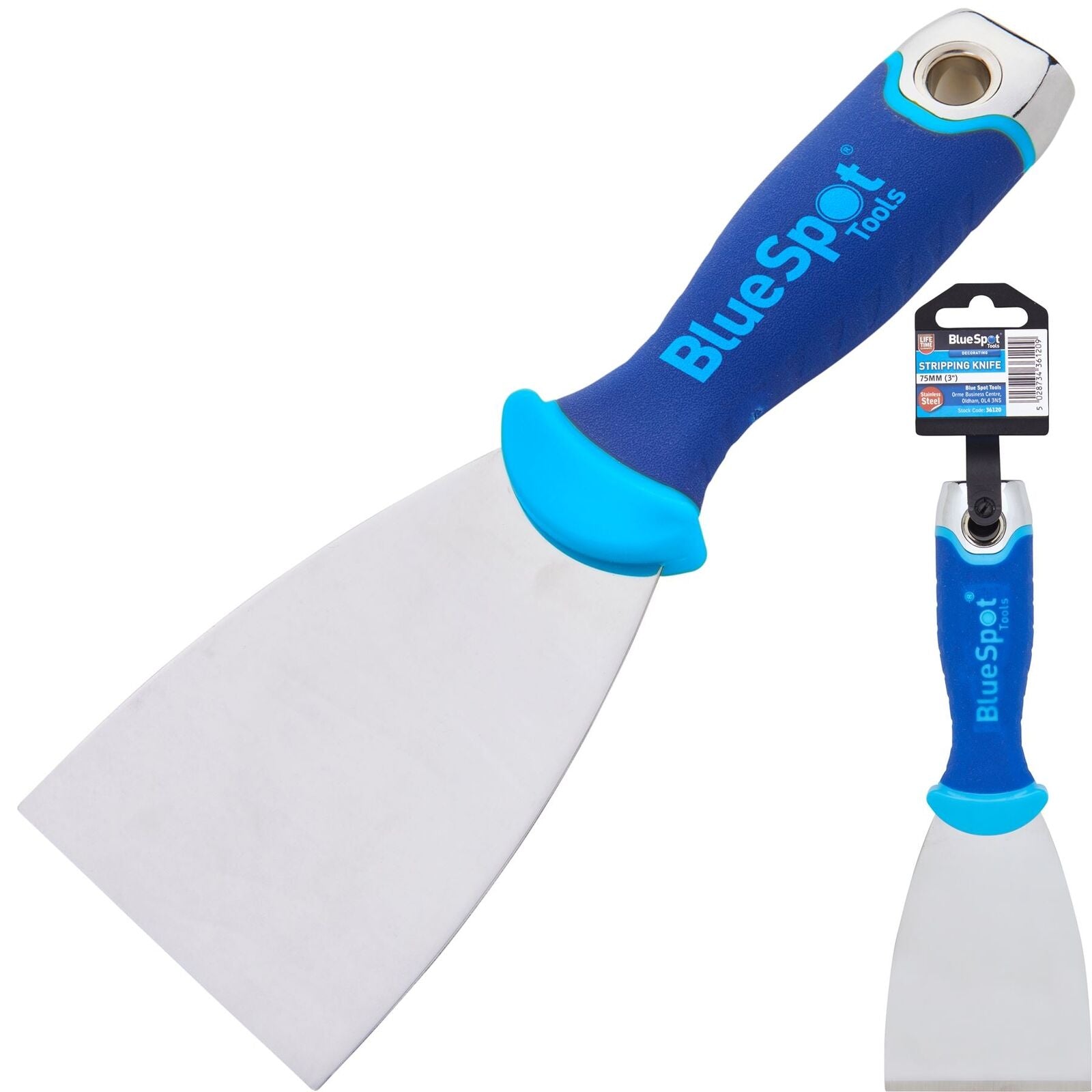 BlueSpot Scrapers Paint Stripping Knife Decorators Scraper Stainless Steel 3" BlueSpot Scrapers Paint Stripping Knife Decorators Scraper Stainless Steel 3"