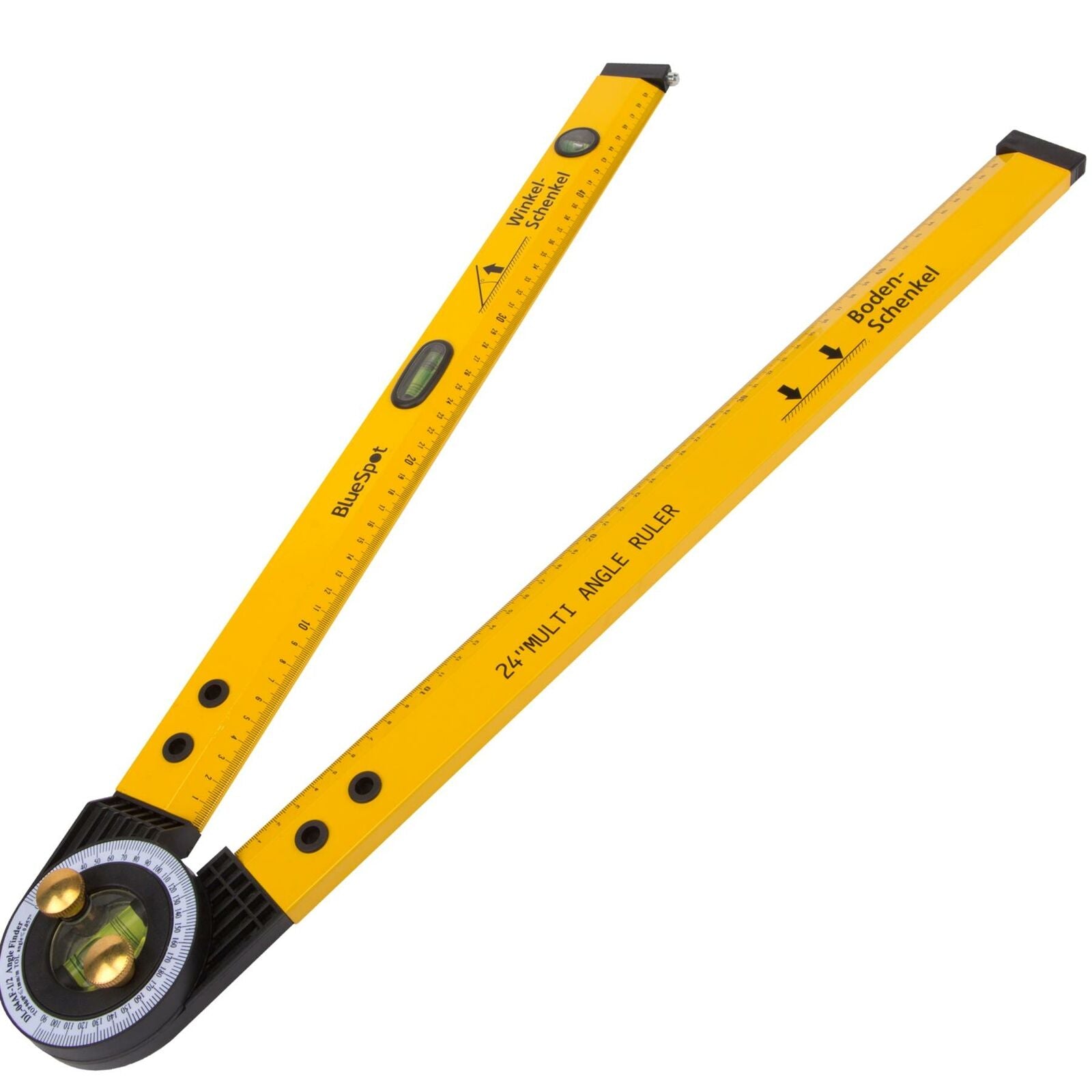 BlueSpot Multi Angle Finder Measuring Marking Ruler Protractor Spirit Level 24" BlueSpot Multi Angle Finder Measuring Marking Ruler Protractor Spirit Level 24"
