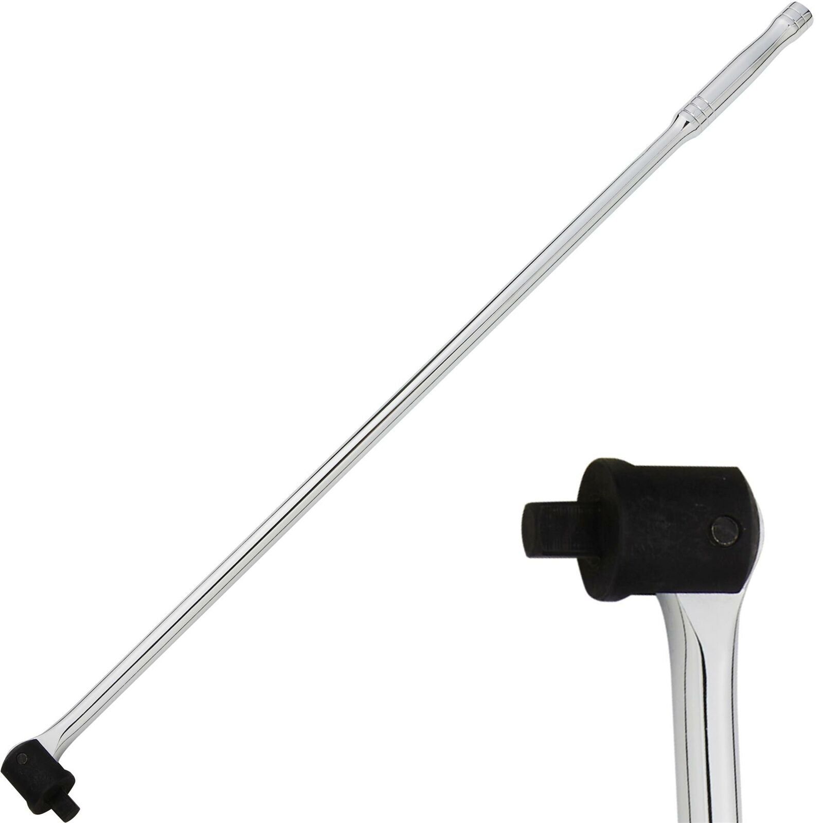 BlueSpot Flexi Head Knuckle Power Breaker Bar Wrench 1/2" Drive 760mm 30" Long BlueSpot Flexi Head Knuckle Power Breaker Bar Wrench 1/2" Drive 760mm 30" Long