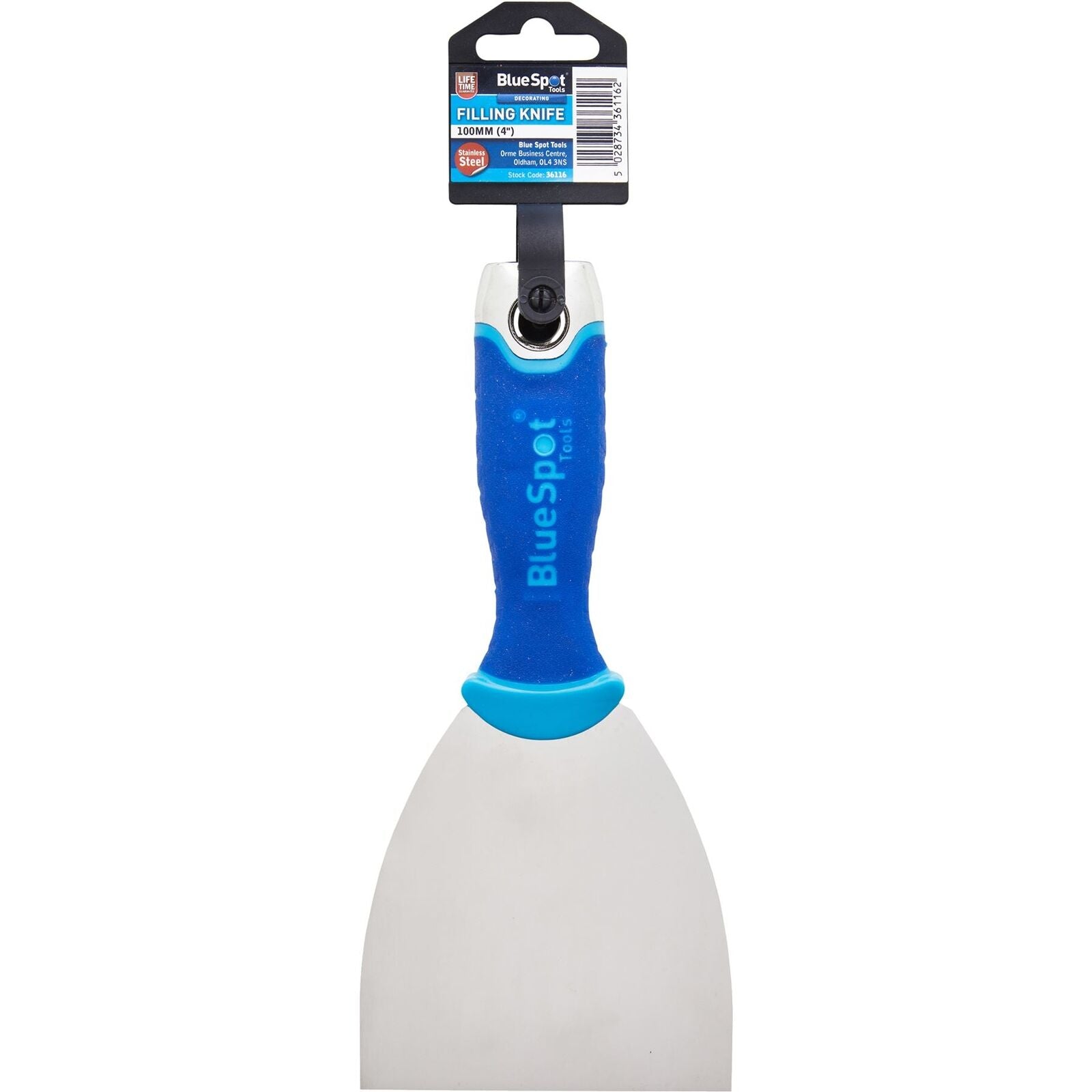 BlueSpot Scrapers Paint Filling Knife Decorators Scraper Stainless Steel 4" BlueSpot Scrapers Paint Filling Knife Decorators Scraper Stainless Steel 4"