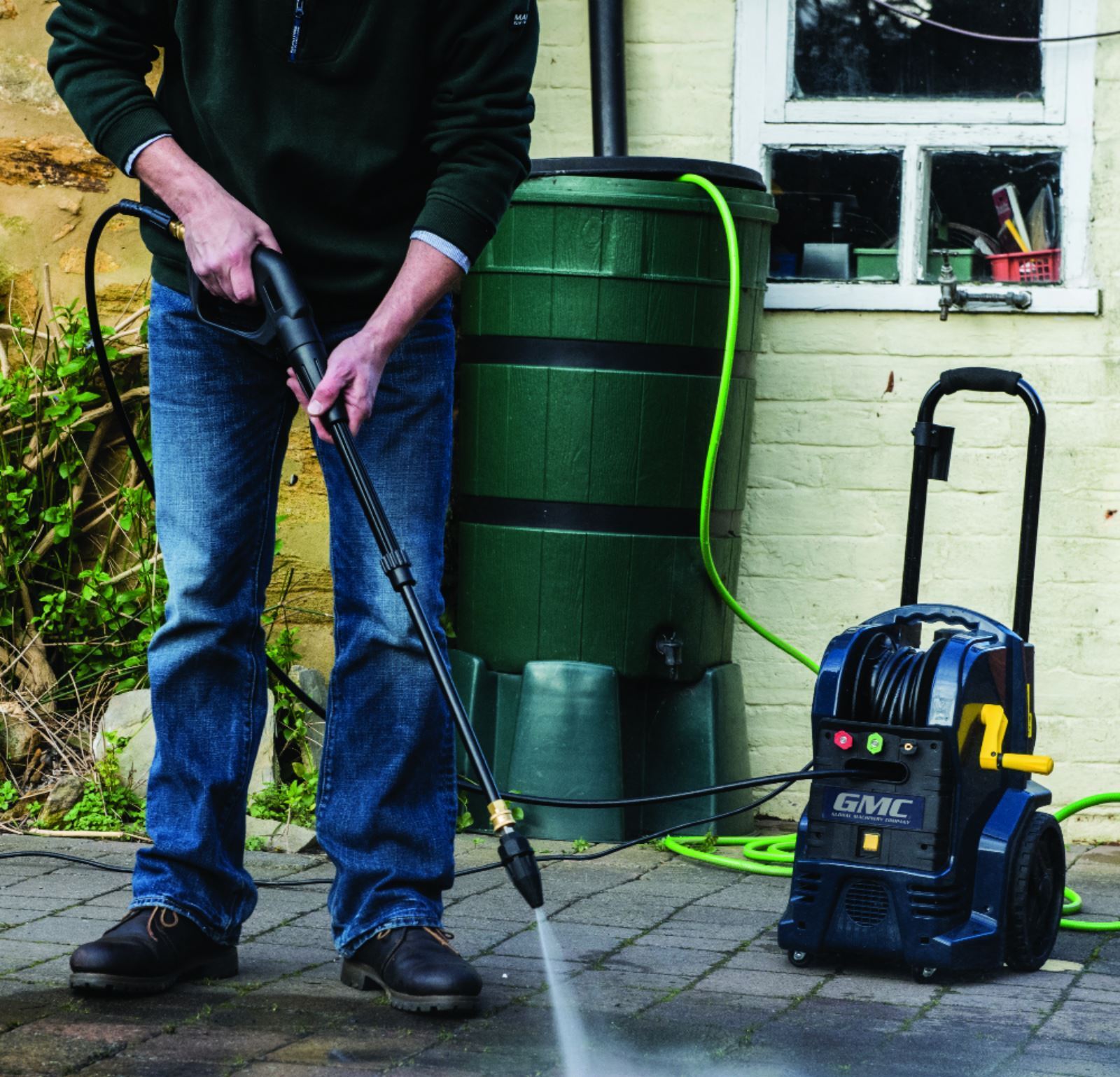 GMC Electric Pressure Washer Power Jet Wash Garden Patio Home Car 1800W GMC Electric Pressure Washer Power Jet Wash Garden Patio Home Car 1800W