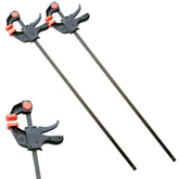 Neilsen 2pc Quick Grip Ratchet Vice Bar Large Clamps 900mm Rapid Clamp Set 36"