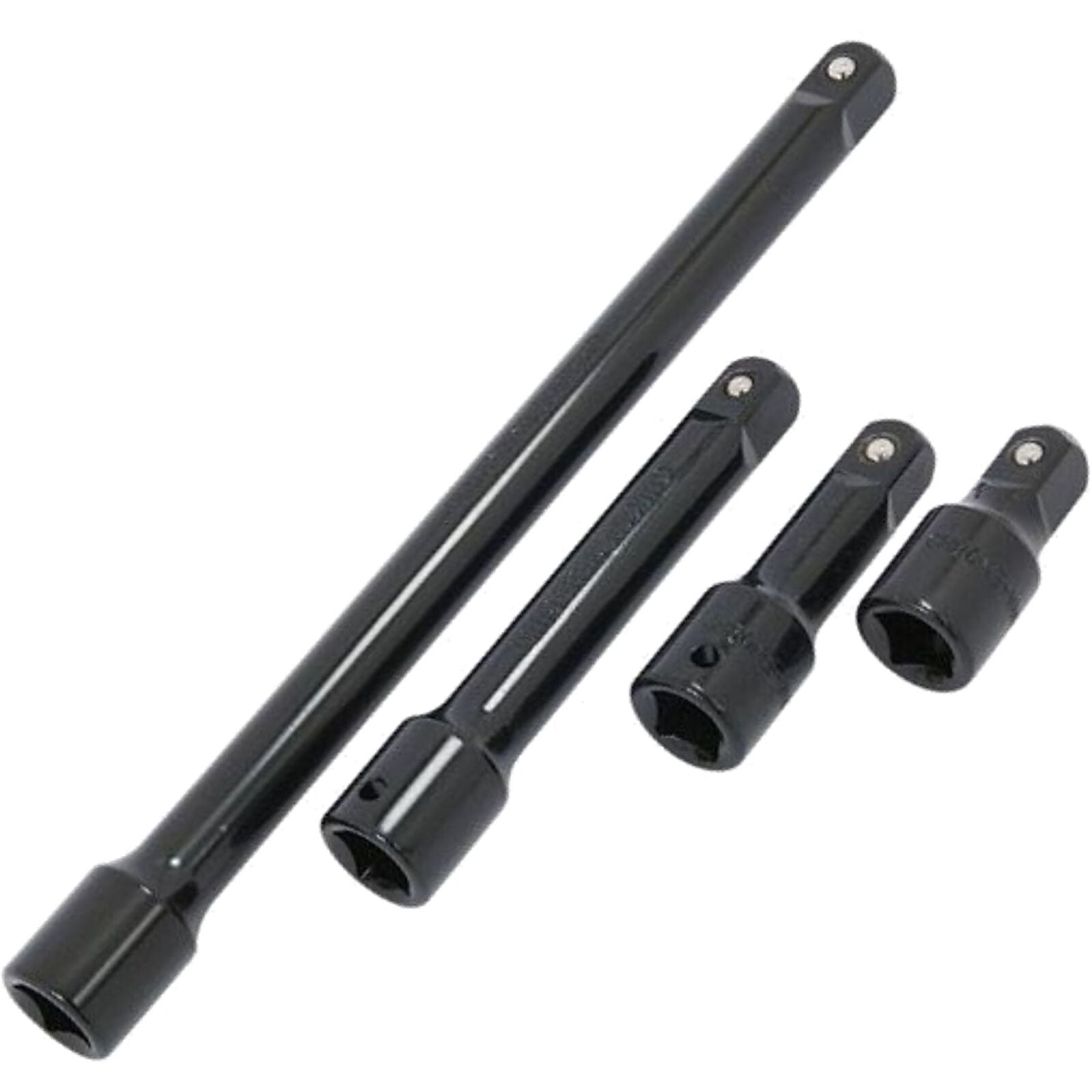Neilsen Socket Impact Extension Bar Set 50 75 125 & 250mm Long 4pc 1/2" Neilsen Socket Impact Extension Bar Set 50 75 125 & 250mm Long 4pc 1/2"